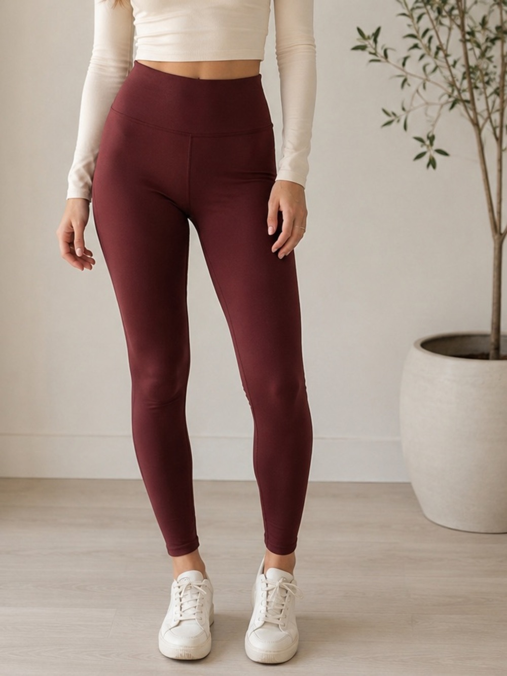 aerie Burgundy Leggings - Offline Collection